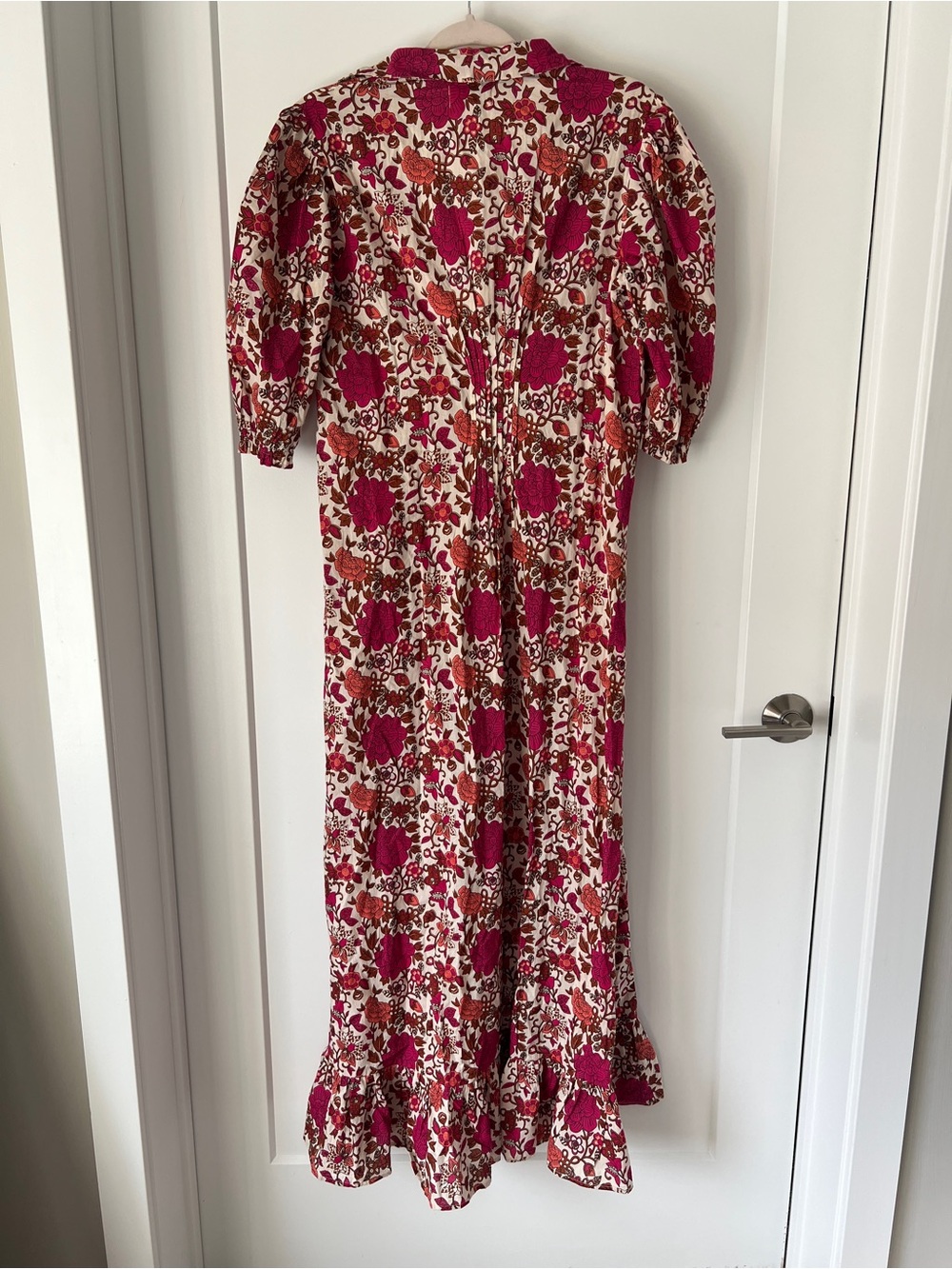 Mille Laurel Dress Floral Maxi in Pondicherry (Fuchsia and Cream) - NWT!! - Picture 11 of 16